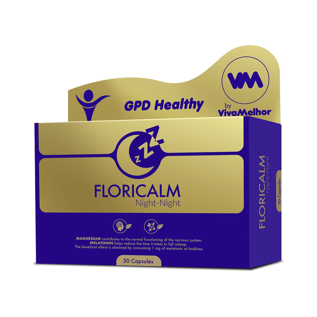 Floricalm Night Night Dietary Supplement, Relaxation and improve sleep quality, 30 Capsules