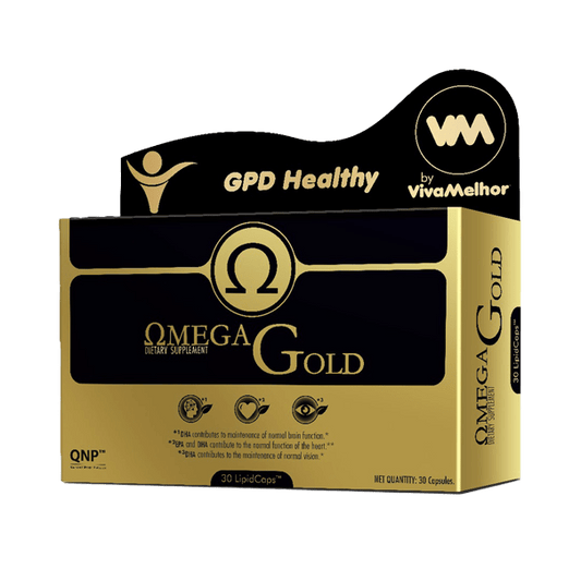 Omega Gold Dietary Supplement, Brain, Vision and Heart Support, 60 Softgels
