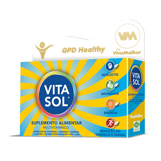 Vitasol Supplement, +40 Multivitamin and Mineral Support, 30 Tablets