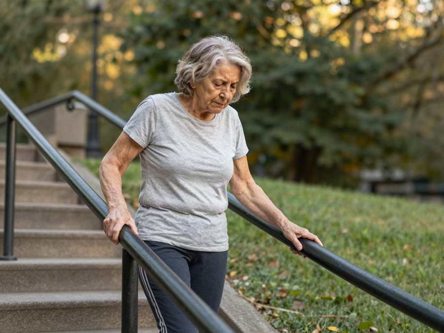 Difficulty walking or staying active